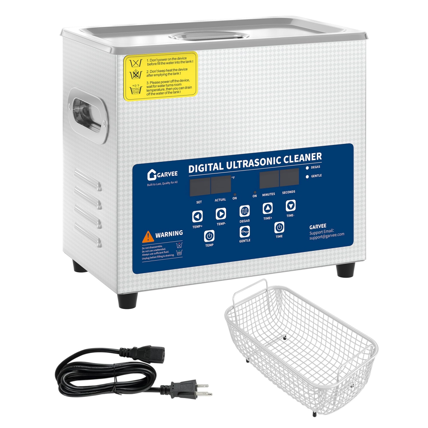 Industrial Ultrasonic Cleaner 30L Heater - 3L/6L/10L/15L/22L/30L Ultrasonic Cleaner with Digital Timer