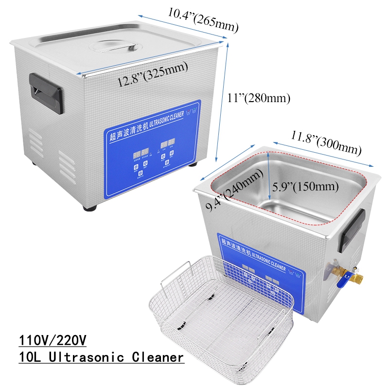 10L Home Digital Ultrasonic Cl - огляд і ціна Ultrasonic Cleaning Machine 10L Digital