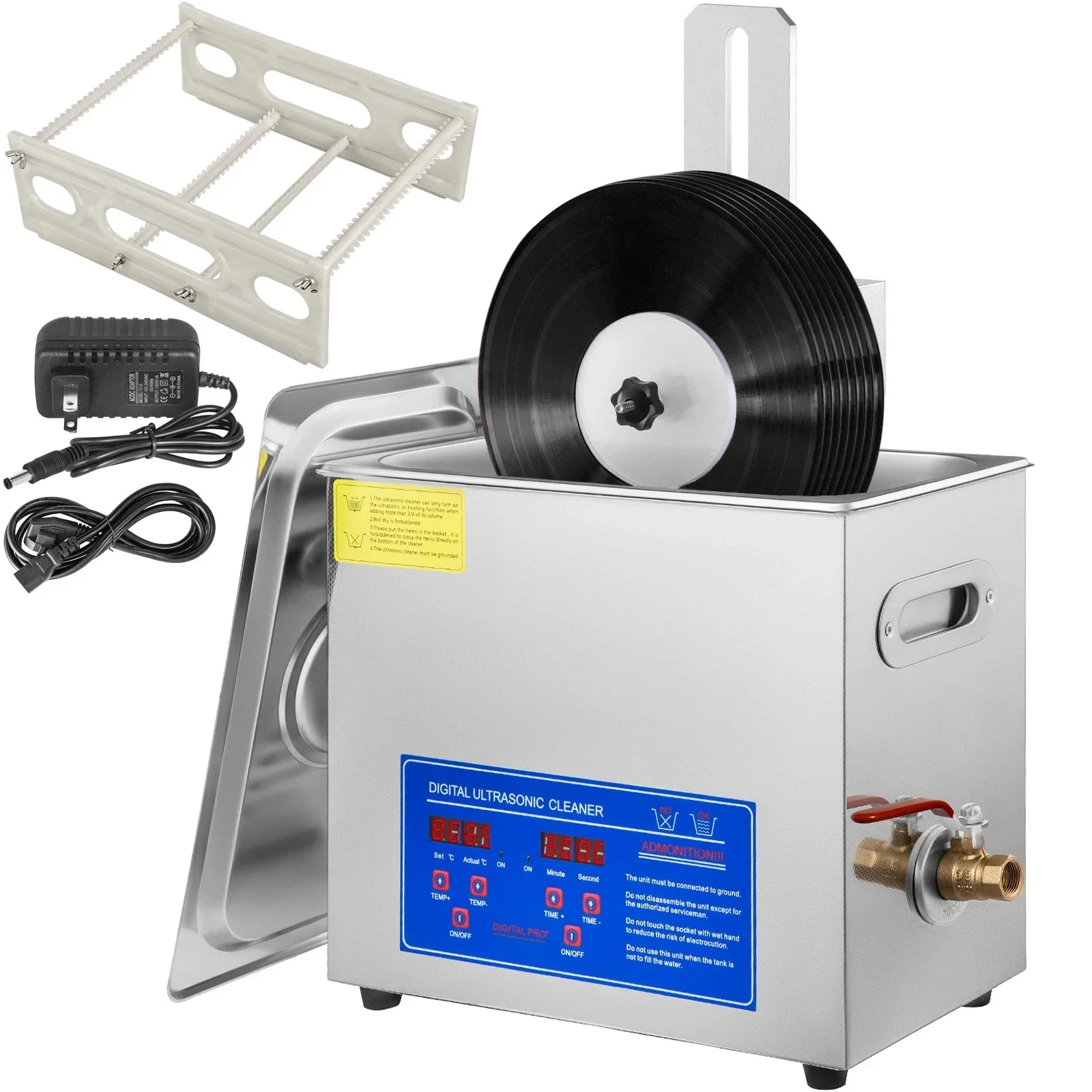 SIHAO Industrial Ultrasonic Pa - огляд і ціна Industrial Ultrasonic Cleaner 30L Heater